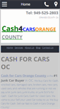 Mobile Screenshot of cash4carsorangecounty.com